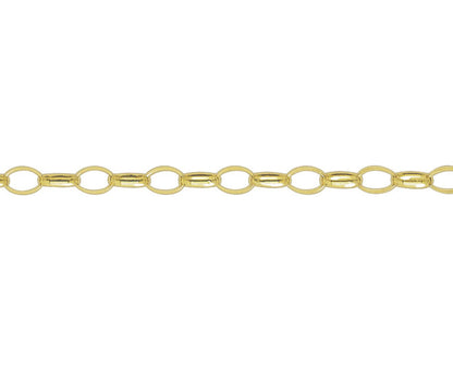 9ct Gold 18 inch Belcher T-Bar Chain GC671