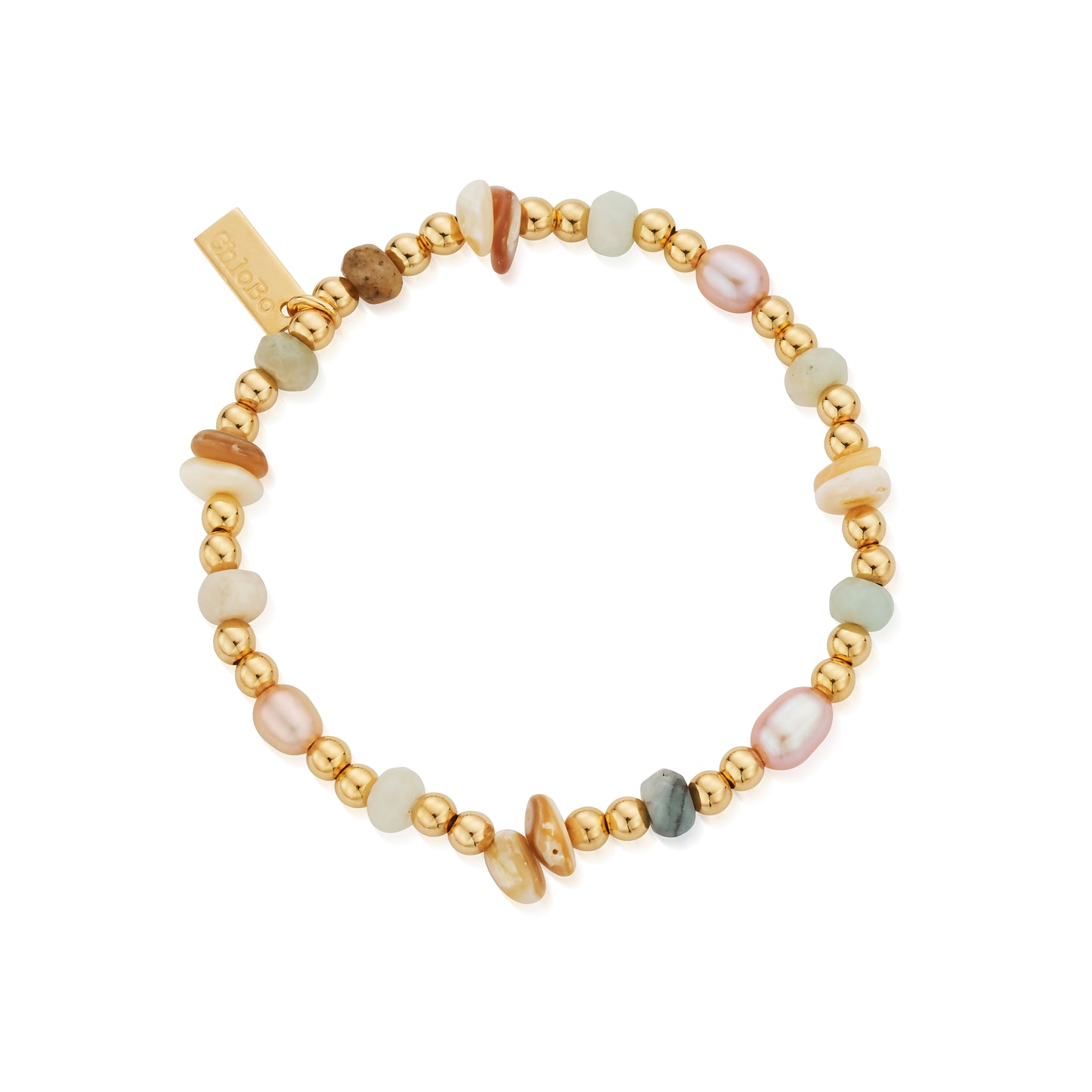 ChloBo Treasures of Bali Radiant Luck Bracelet - Gold
