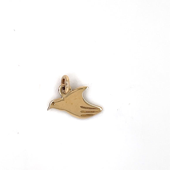 Heirloom 9ct Gold Tiny Dove Pendant GD166