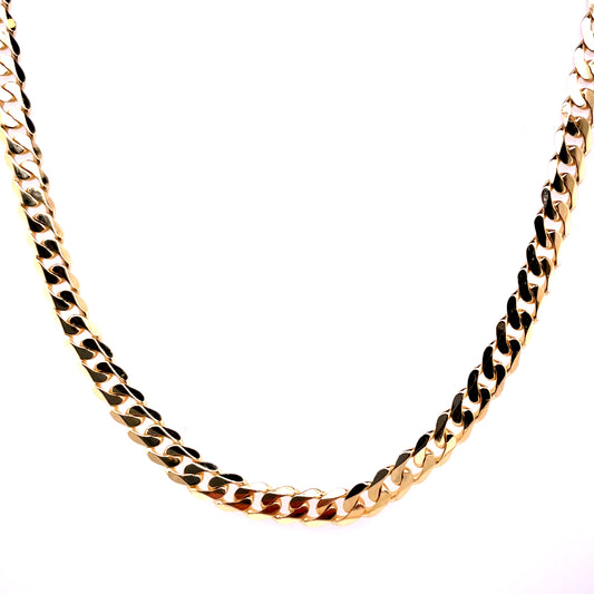 Men's Gold-plated 4.6mm Curb Chain GF0006