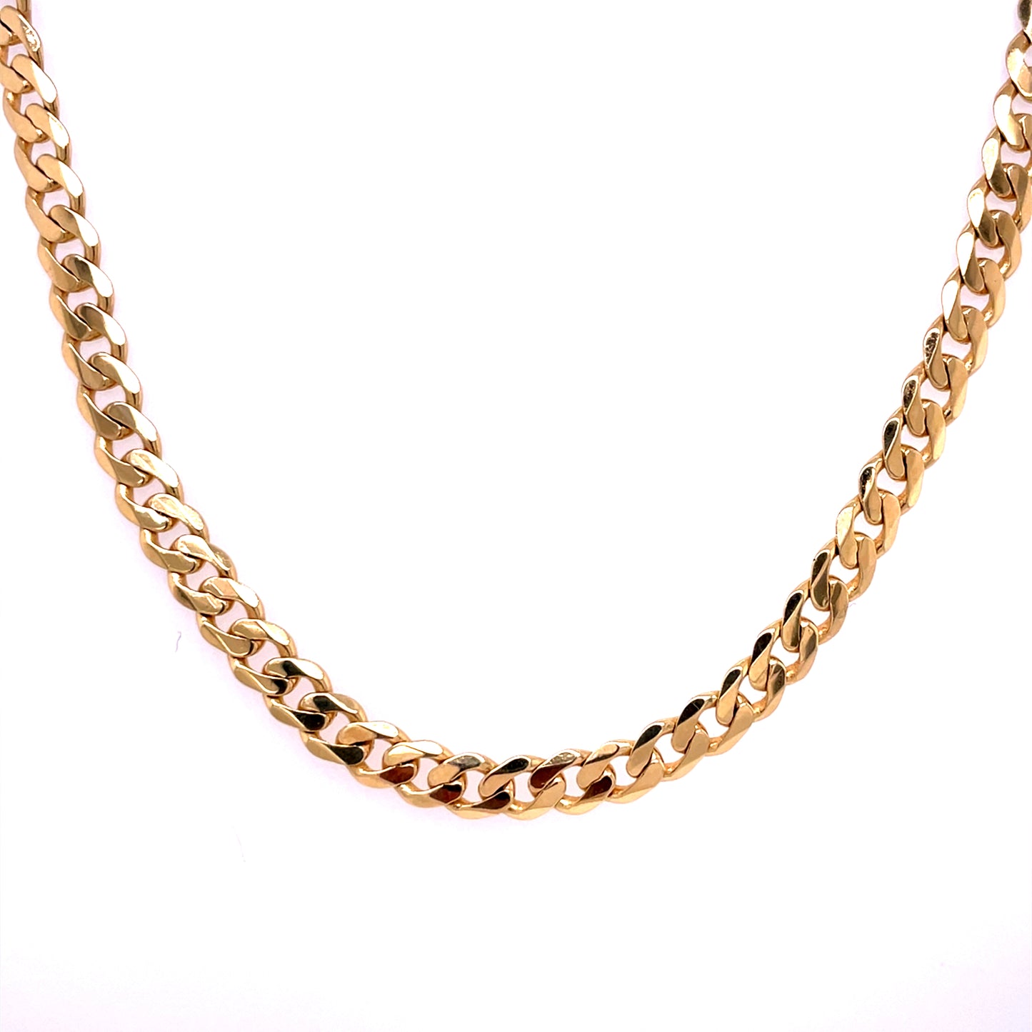 Men's Gold-plated 4.6mm Curb Chain GF0006