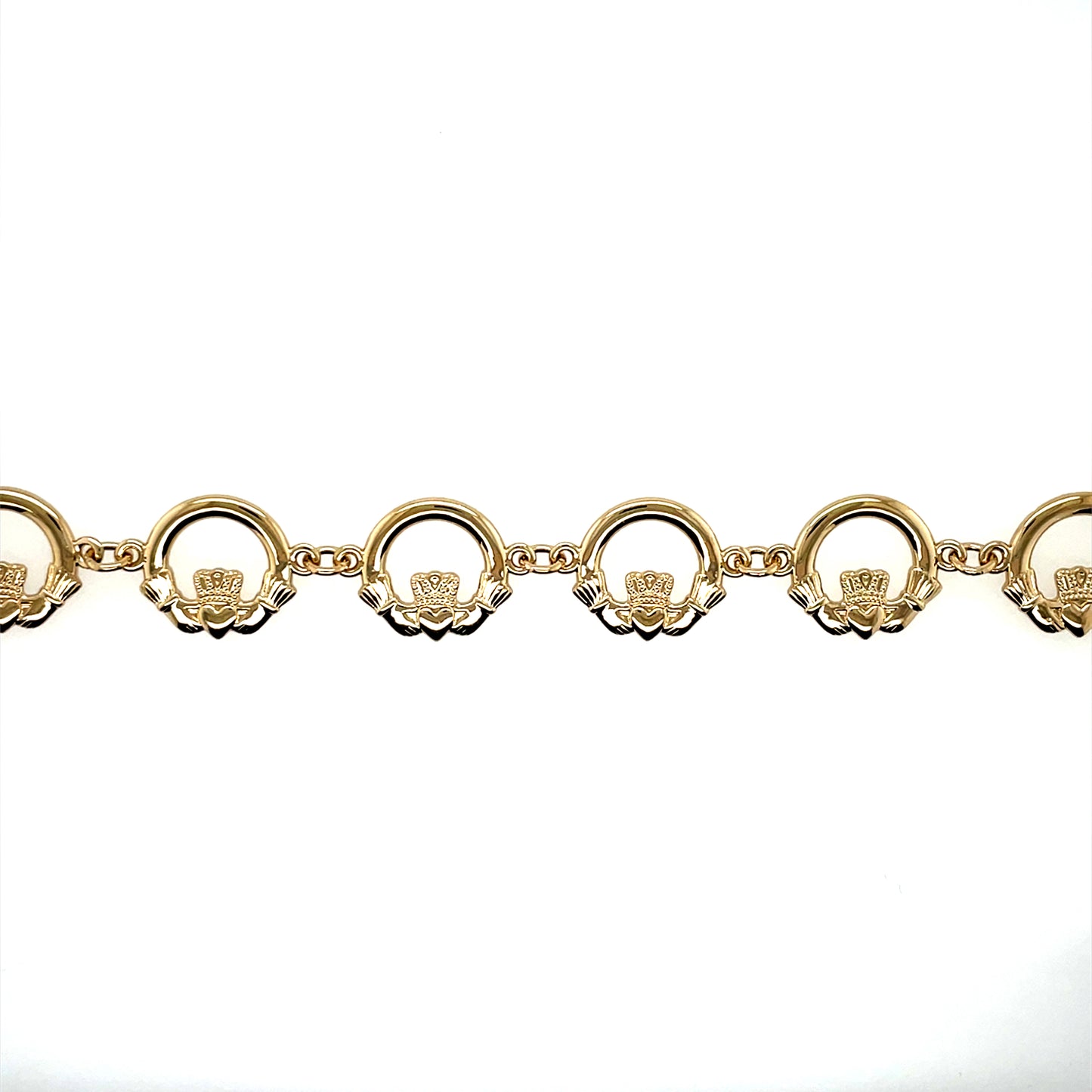 Gold-plated Claddagh Bracelet GFCBR018