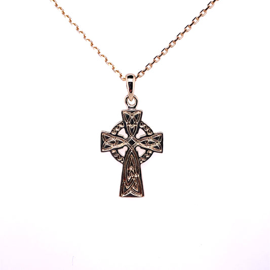 Celtic Cross Pendant 18k Gold Plated GFCC014E