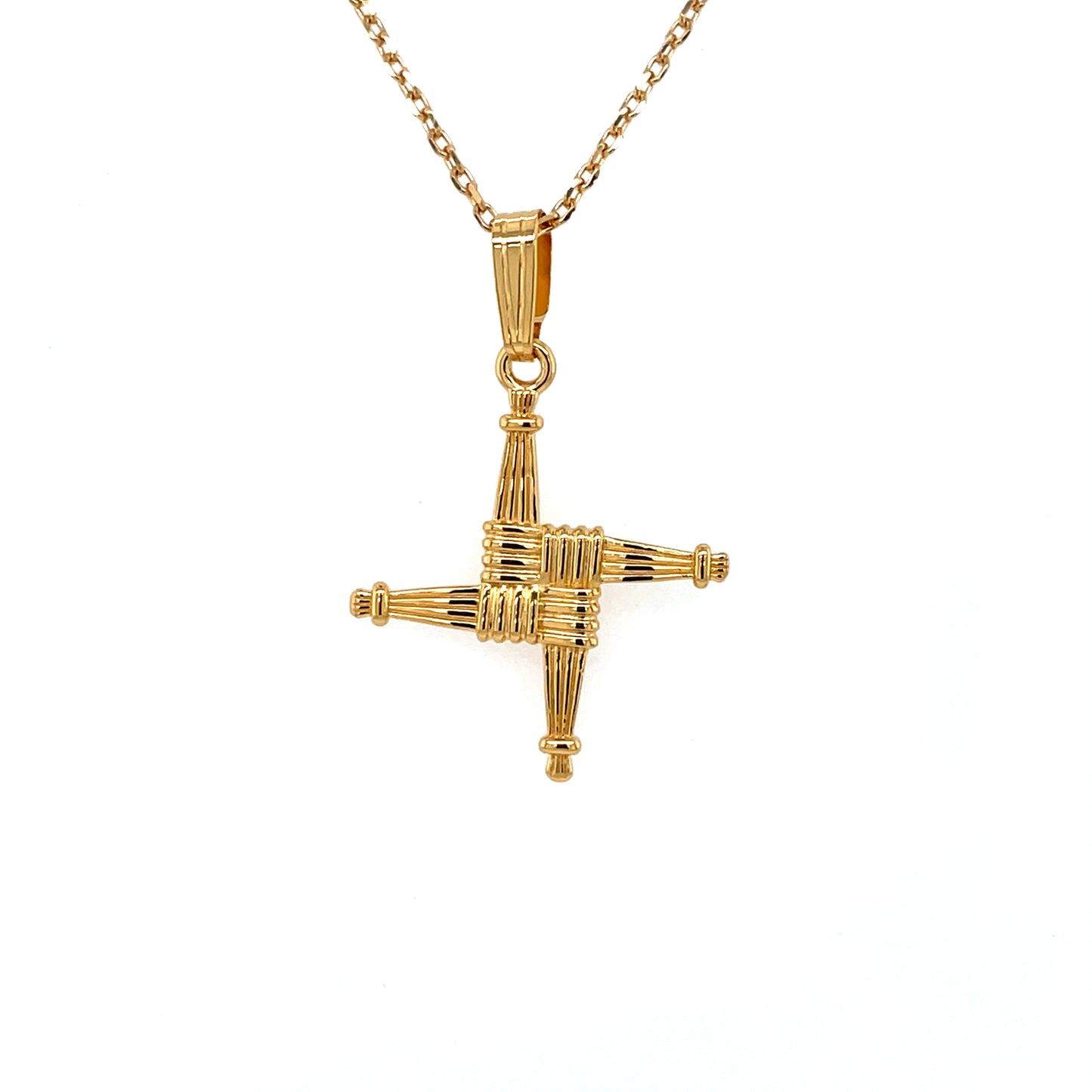 18ct Gold-plated St. Brigid's Cross GFCC099