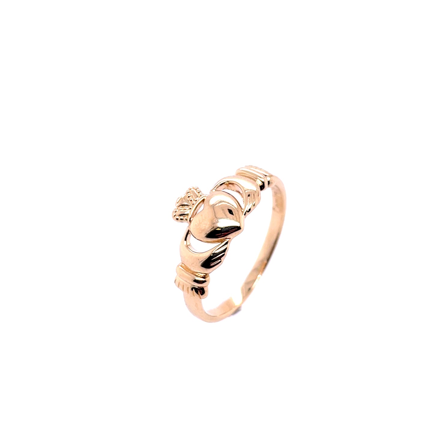 18ct Gold-plated Ladies Claddagh Ring GF31