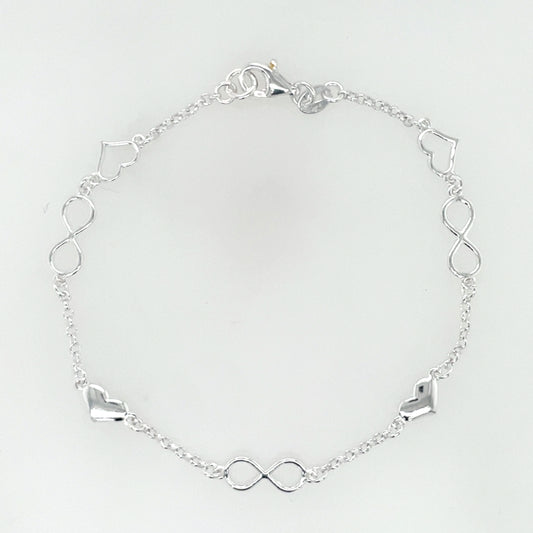 Silver Eternal Love Bracelet GL1123