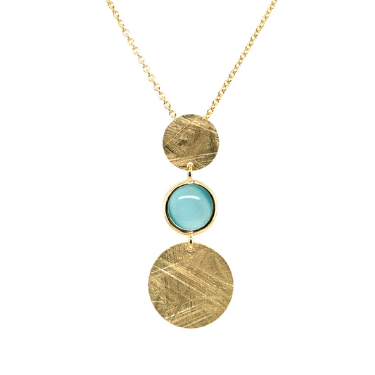 Gold Plated Silver Azure Pendant GL2192