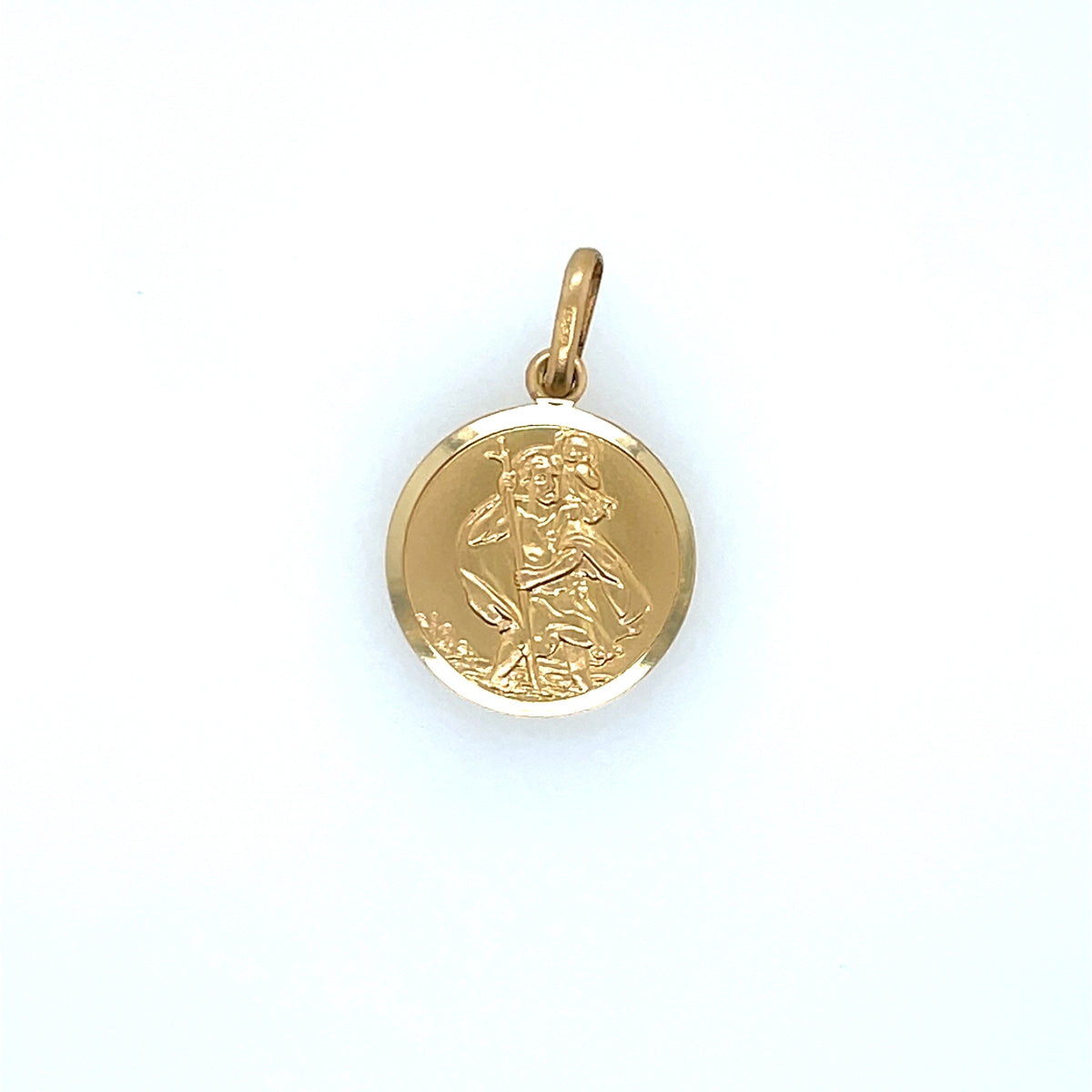 9ct Yellow Gold  St Christopher Medal GP879