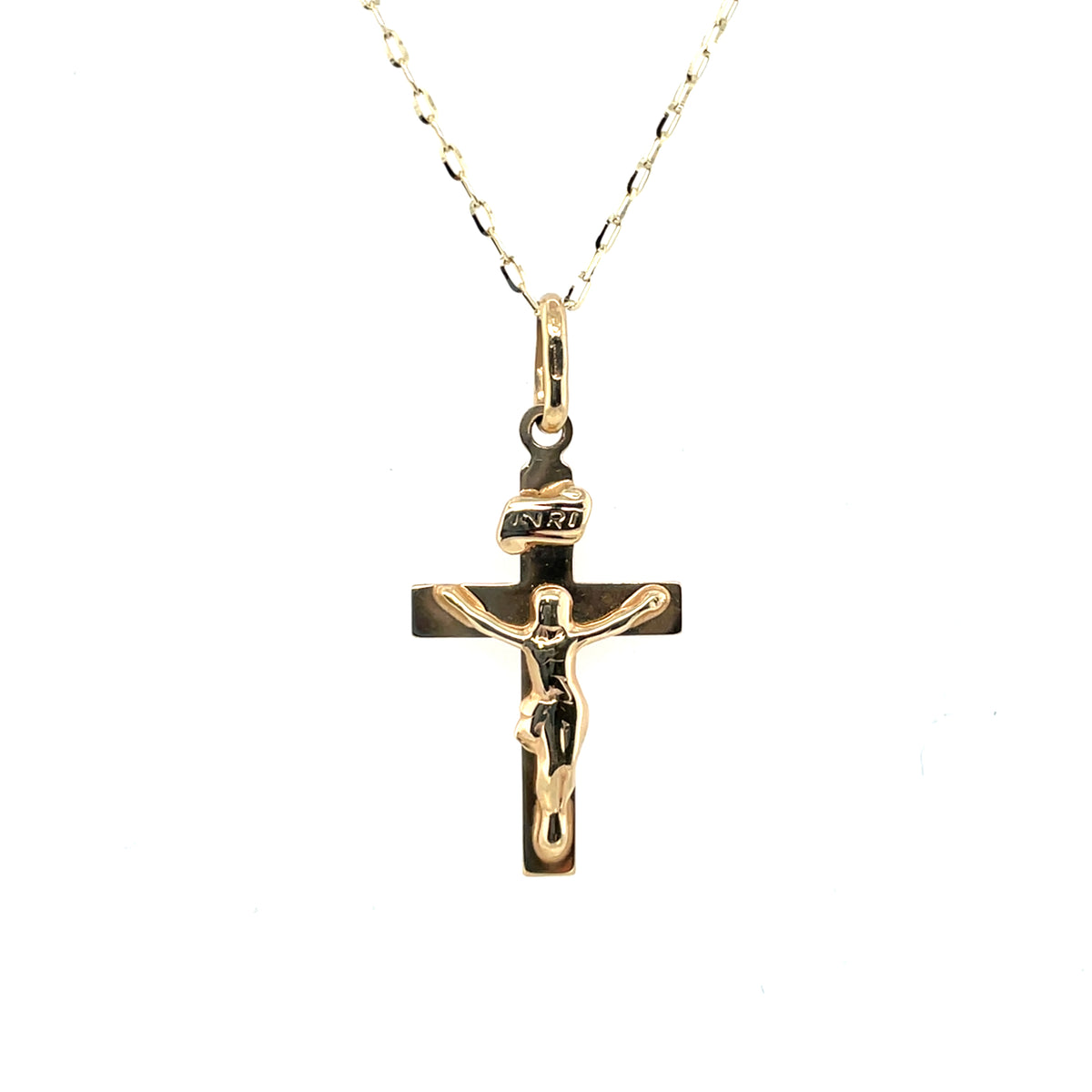 9ct Yellow Gold Small Crucifix GP876