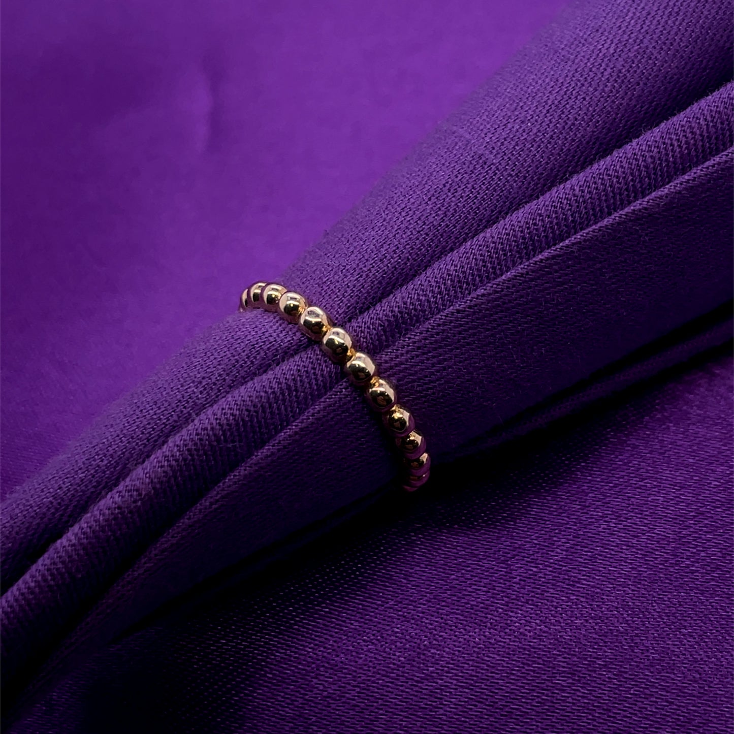 9ct Yellow Gold Ball Band Ring GR396