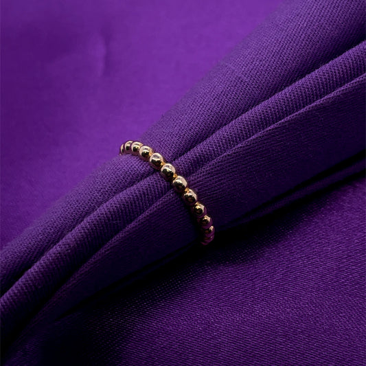 9ct Yellow Gold Ball Band Ring GR396