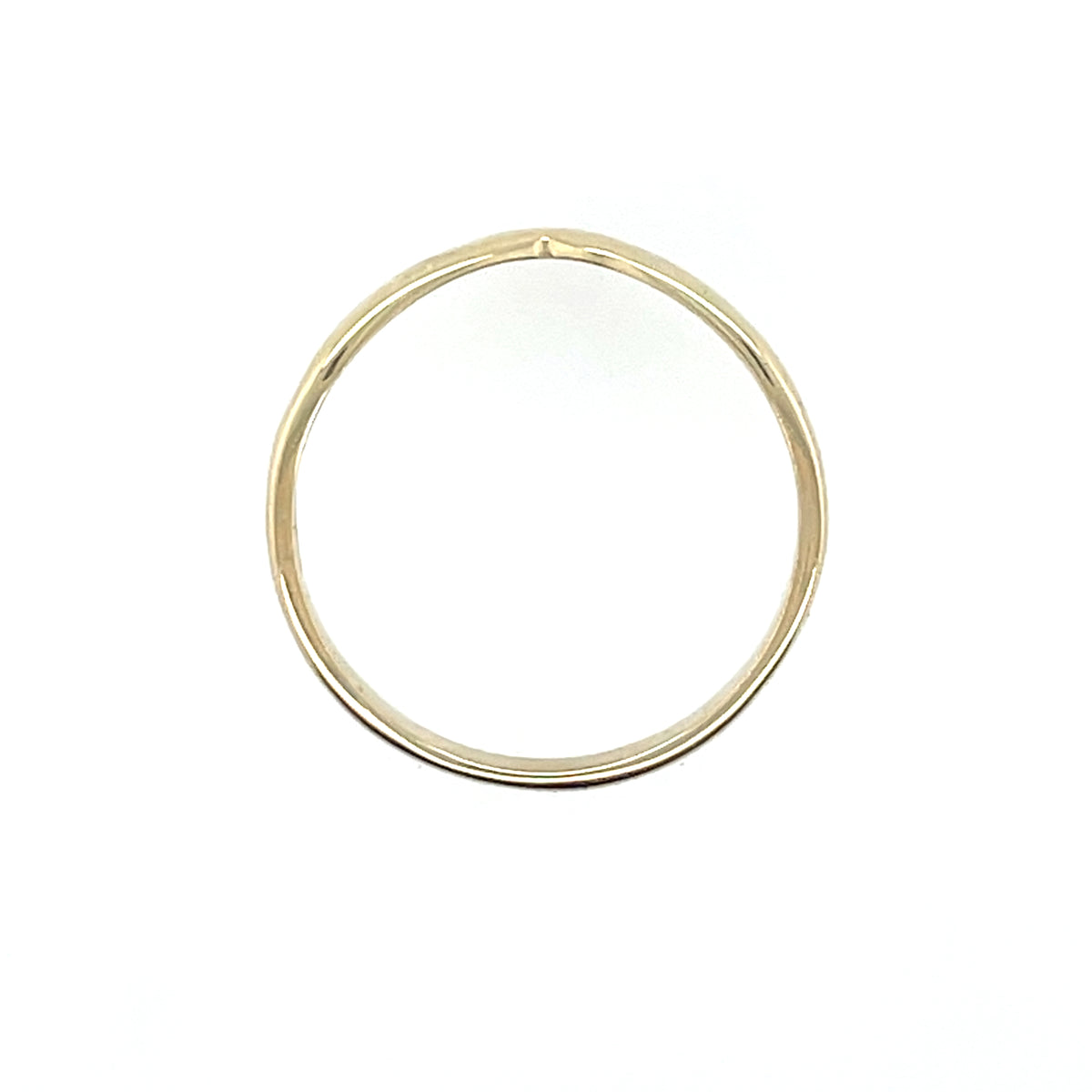 9ct Gold Wishbone Ring GR525