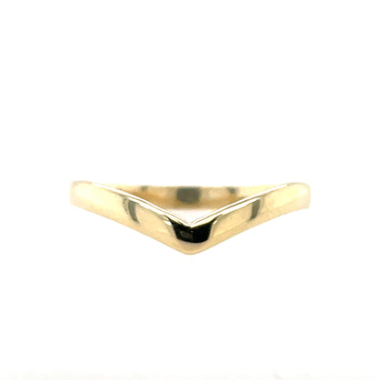 9ct Gold Wishbone Ring GR525