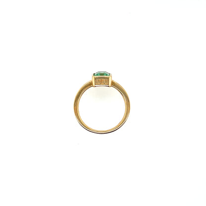 9ct Gold Green Tourmaline Ring GRX292