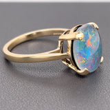 9ct Gold Opal Triplet Ring GRL62