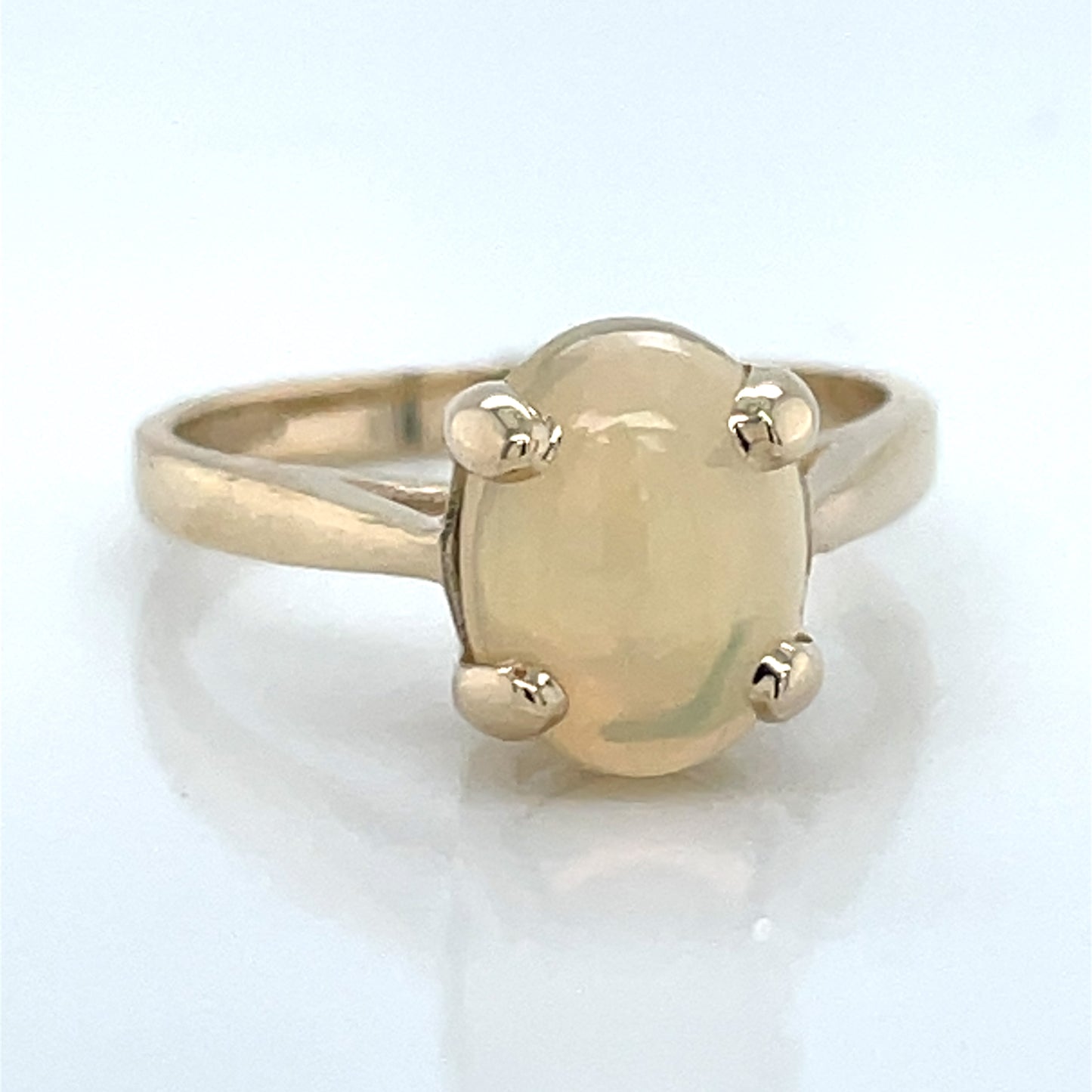 9ct Gold Natural Opal Ring GRL73