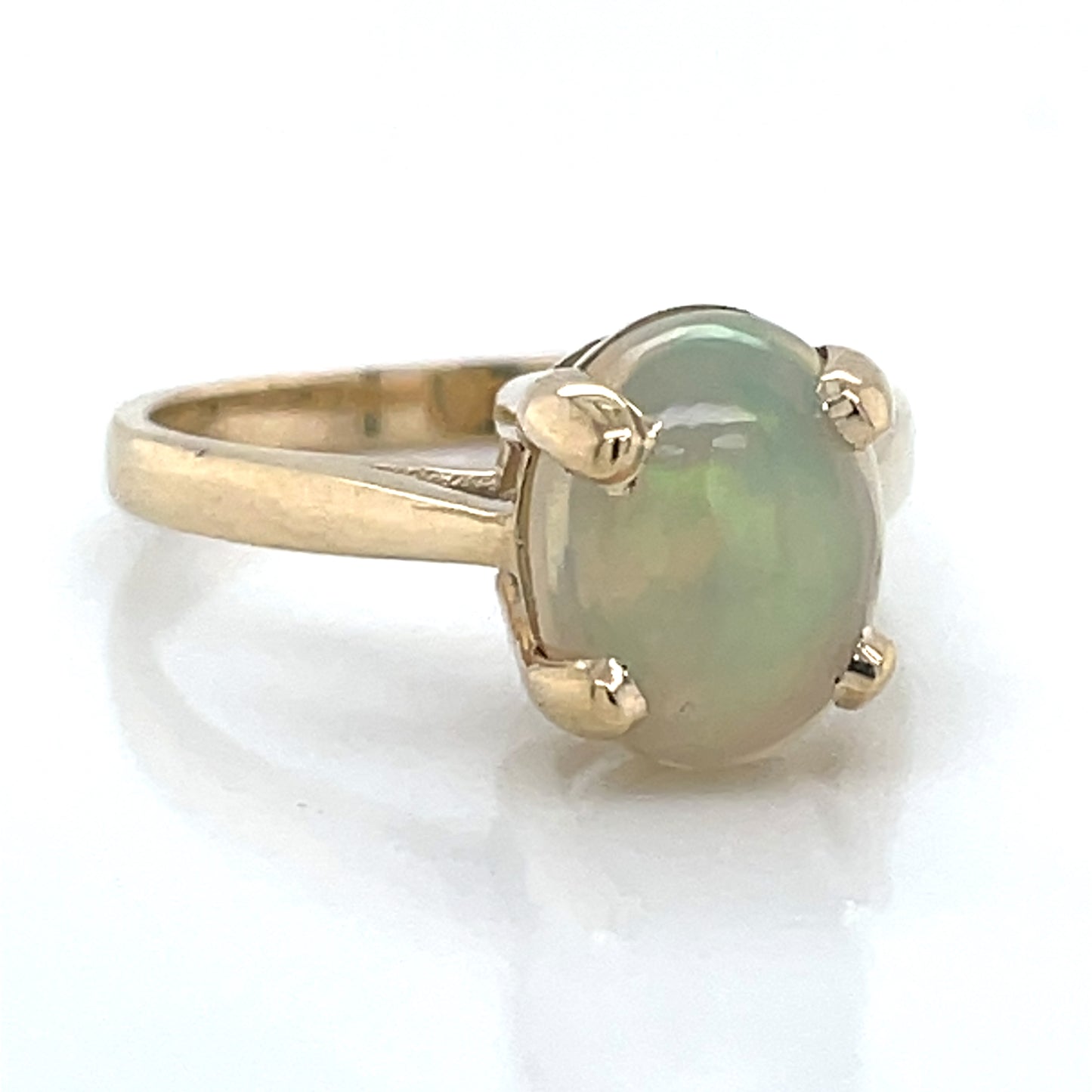 9ct Gold Natural Opal Ring GRL74