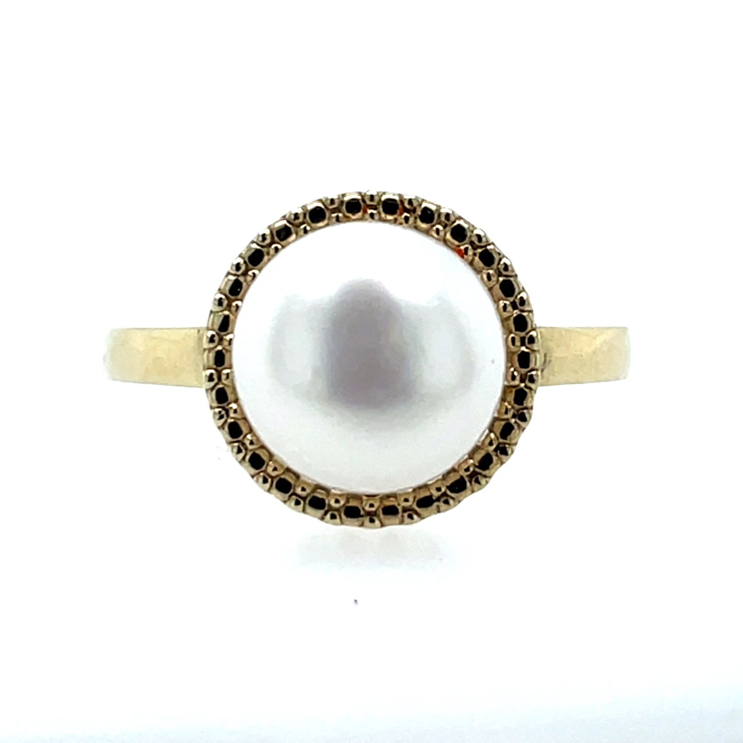 9ct  Gold  Pearl Ring GRX142