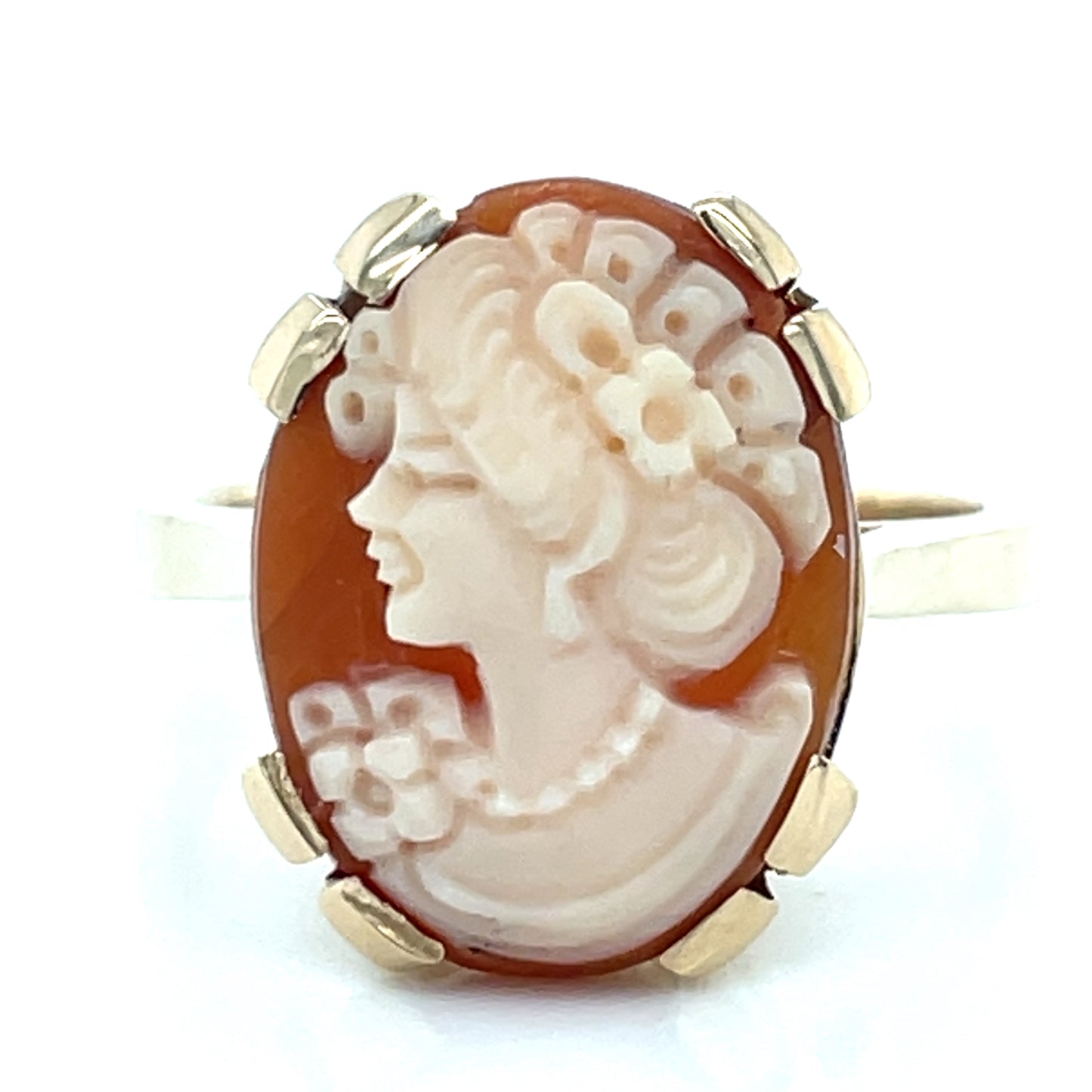 9ct Gold Cameo Ring GRX288