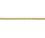 9ct Yellow Gold Spiga 60 Chain 18"/45cm GC599