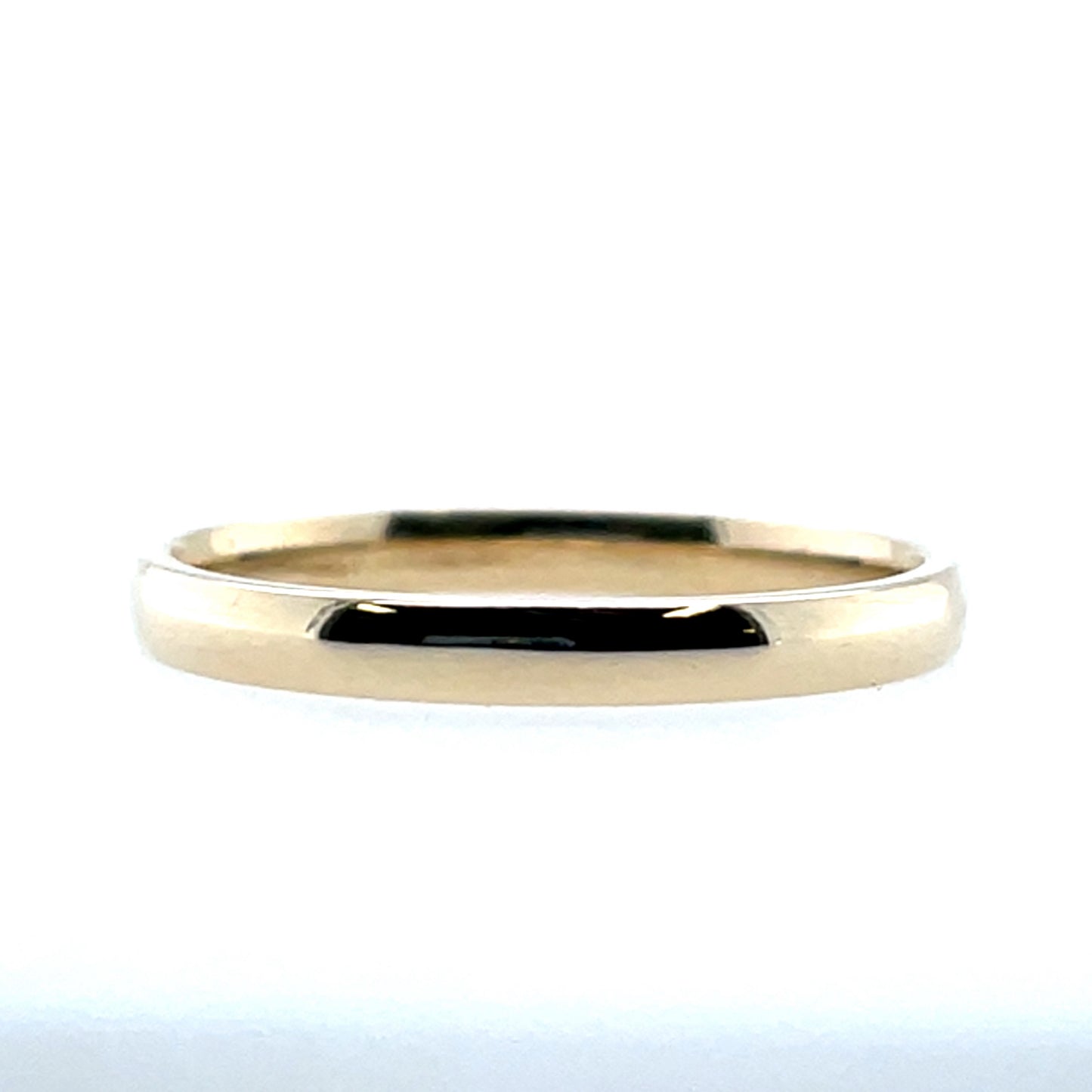 9ct Gold Ladies 2mm Court Wedding Ring GW363