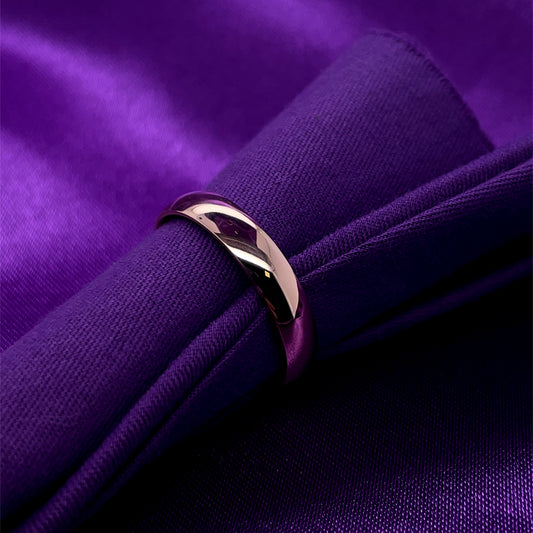 9ct Gold Men's 4m Court Wedding Ring GW390