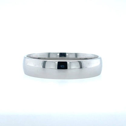 Platinum 950 Men's 5mm Heavy Court Wedding Ring PW015