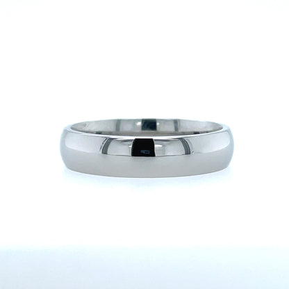 Platinum 600 Men's 5mm Heavy Court Wedding Ring PW020