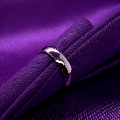 Platinum 600 Men's 5mm Heavy Court Wedding Ring PW020