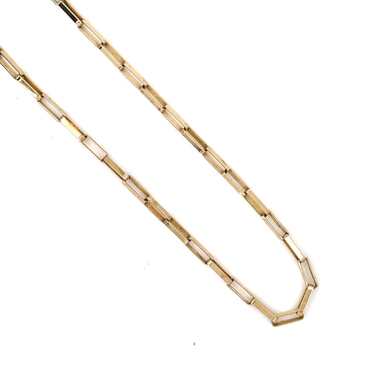 Heirloom 9ct Gold Paperlink Chain 47cm HC06