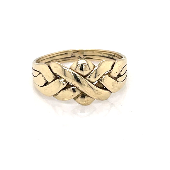 Heirloom 9ct Gold Puzzle Ring HR04