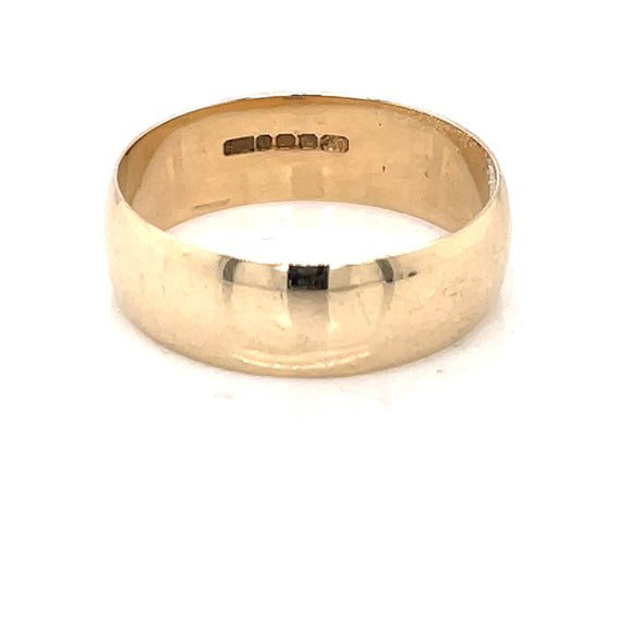 Heirloom 9ct Gold 7.5mm Wedding Ring HR08
