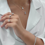 Georgini Selena 2mm Tennis Bracelet Silver