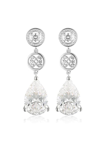 Georgini Signature Memento Drop Earrings Silver IE1090W