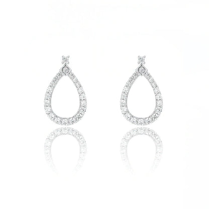 Georgini Goddess Freya Drop Earrings Silver IE1117W