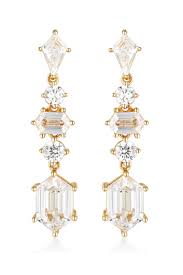 Georgini Rock Star Sword Drop Earrings Gold IE992G