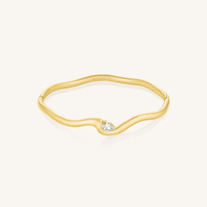 Rosefield Marquise Wave Bangle JBMWG J1303