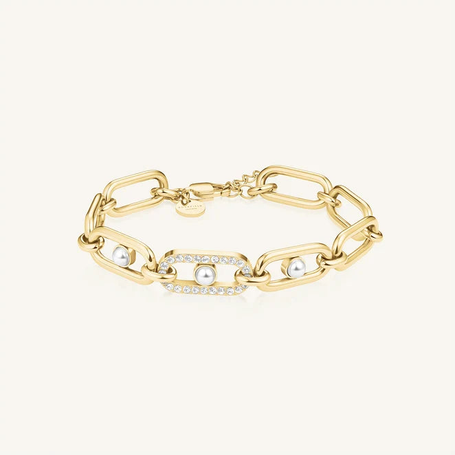 Rosefield Pearl Crystals Bracelet JPBLG J1296