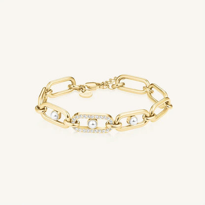 Rosefield Pearl Crystals Bracelet JPBLG J1296