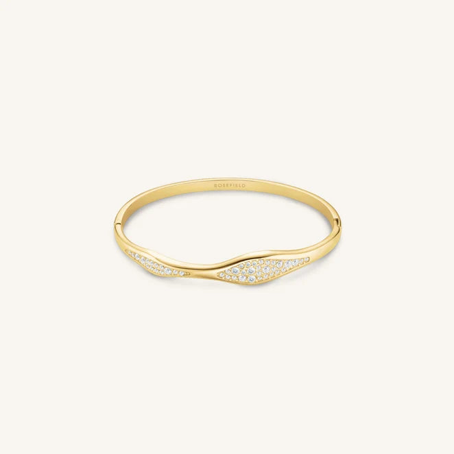 Rosefield Pavé Wave Bangle JBPWG J1235