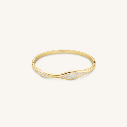 Rosefield Pavé Wave Bangle JBPWG J1235