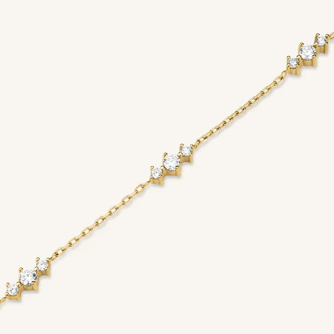 Rosefield Triple Stones Bracelet JBTCG J1020