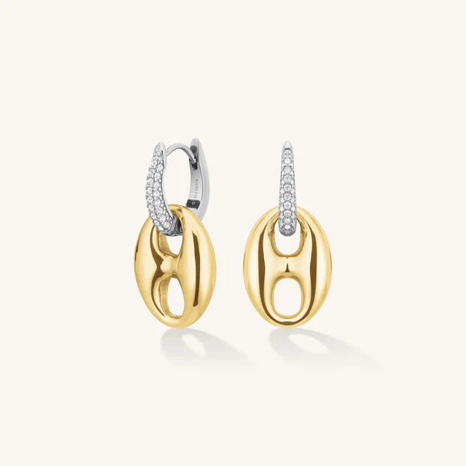 Rosefield Crystal Duotone Earrings JECCD J1049