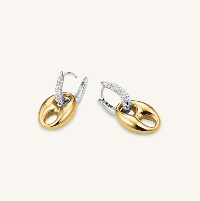Rosefield Crystal Duotone Earrings JECCD J1049