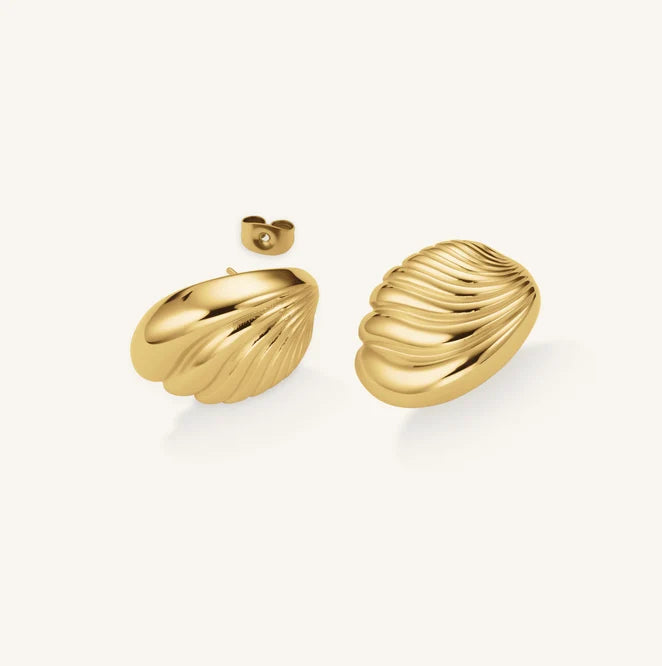 Rosefield Folded Stud Earrings JEFSG J963