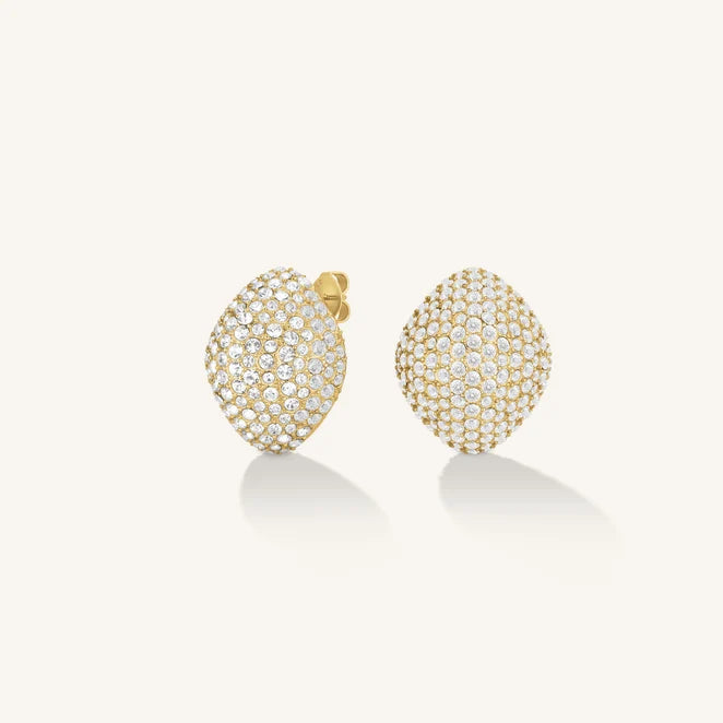 Rosefield Pavé Stud Earrings JEPBG J1222
