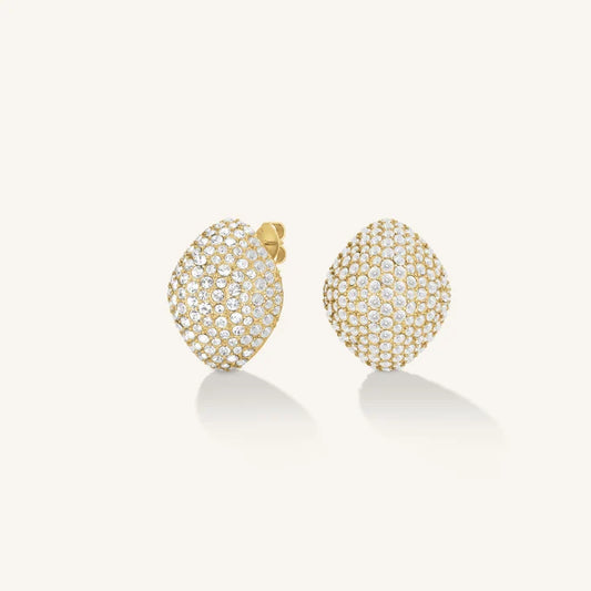 Rosefield Pavé Stud Earrings JEPBG J1222