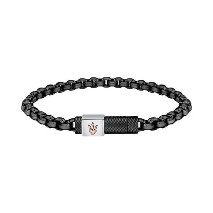 MASERATI JEWELS BLACK/ROSEGOLD BRACELET 215mm MAGNETICA JM223ATK26