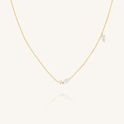 Rosefield Mixed Crystals Necklace JNMSG J1306