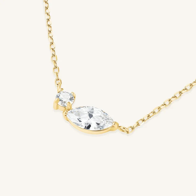 Rosefield Mixed Crystals Necklace JNMSG J1306